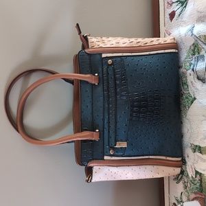 Blue and Tan purse